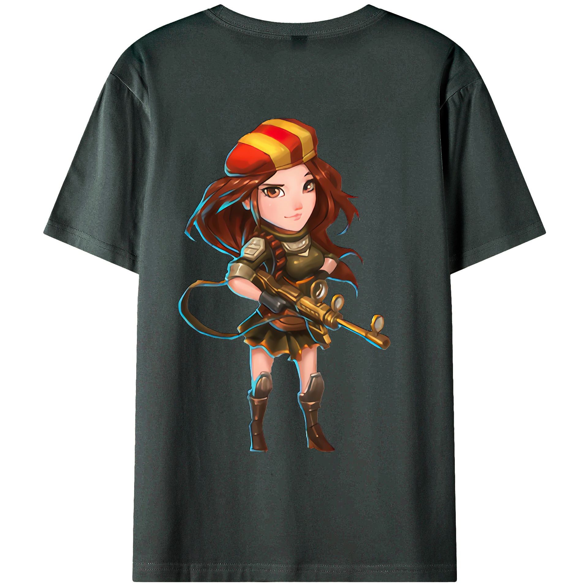 （画像用） リーグ・オブ・レジェンド League of Legends LOL 綿100％ メンズ半袖Tシャツ（バックプリント） 通気性